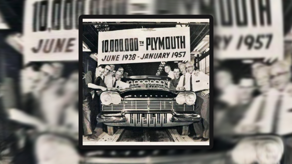 10,000,000th plymouth 