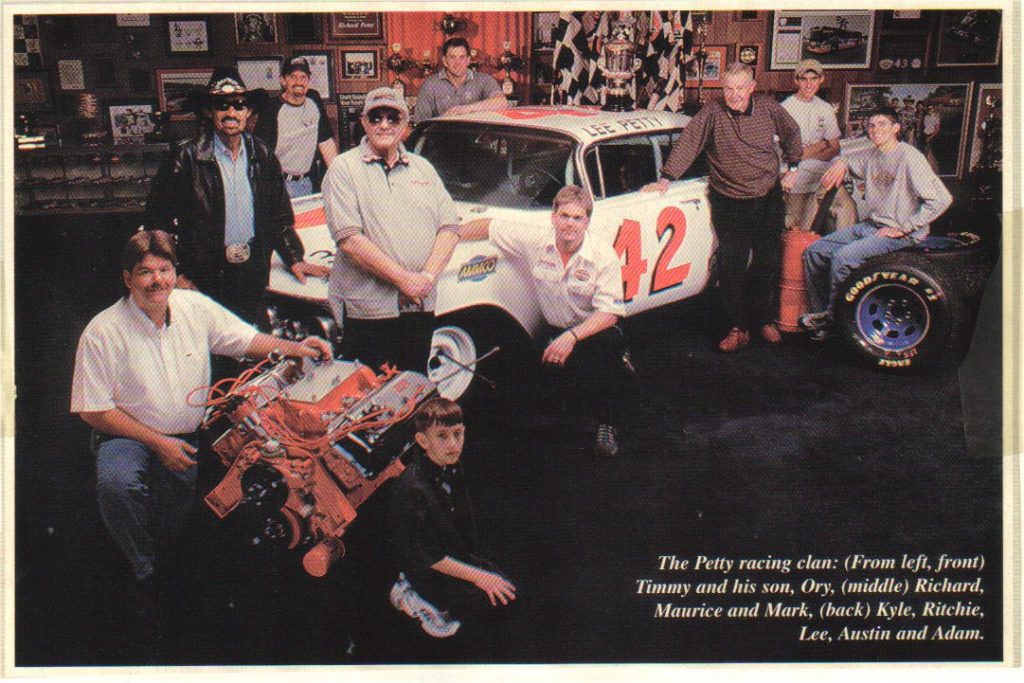 Maurice Petty with family